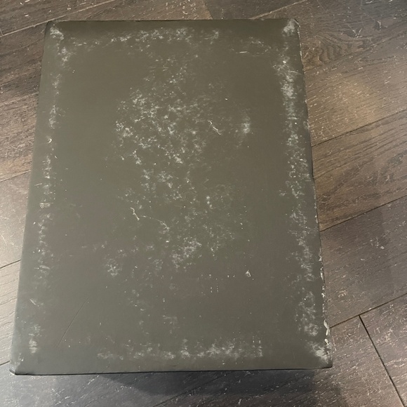 Chanel black white empty bag box decoration storage w/tissue rare size - Picture 5 of 14